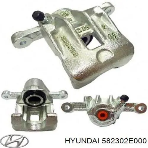 Do koszyka 582302E000 Hyundai/Kia Zacisk hamulcowy tylny prawy