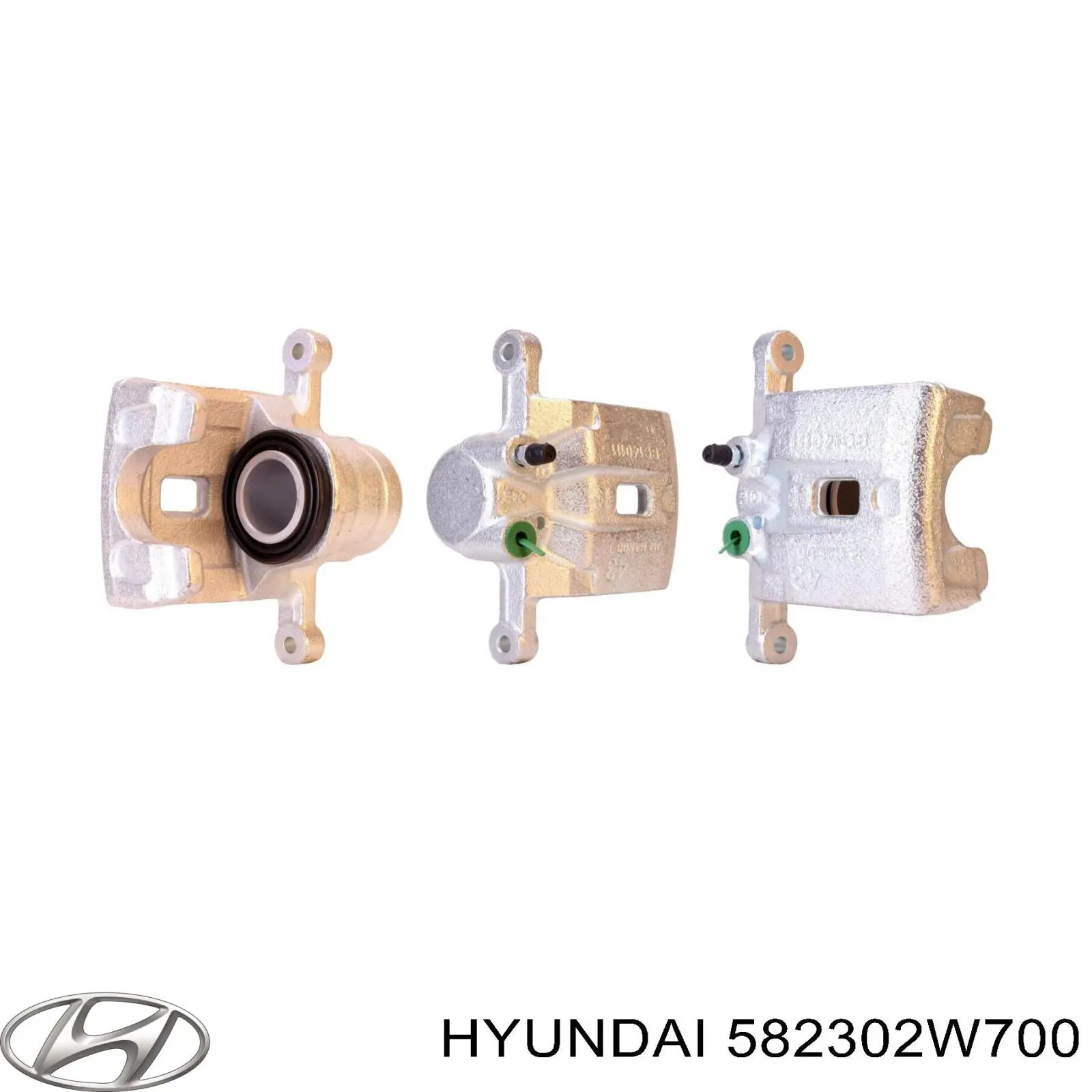 Zacisk hamulcowy tylny prawy do Hyundai Santa Fe III DM