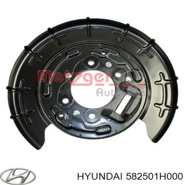 Do koszyka 582501H000 Hyundai/Kia Osłona tarczy hamulcowej tylnej lewa