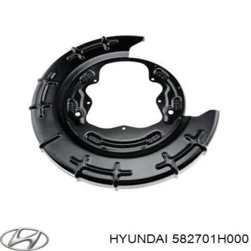 582701H000 Hyundai/Kia Osłona tarczy hamulcowej tylnej prawa