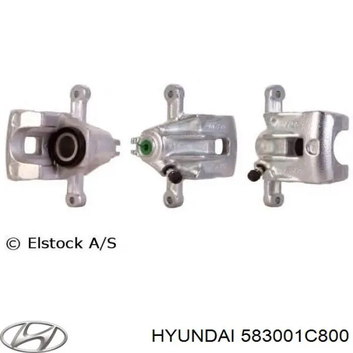 583001C800 Hyundai/Kia Zacisk hamulcowy tylny lewy