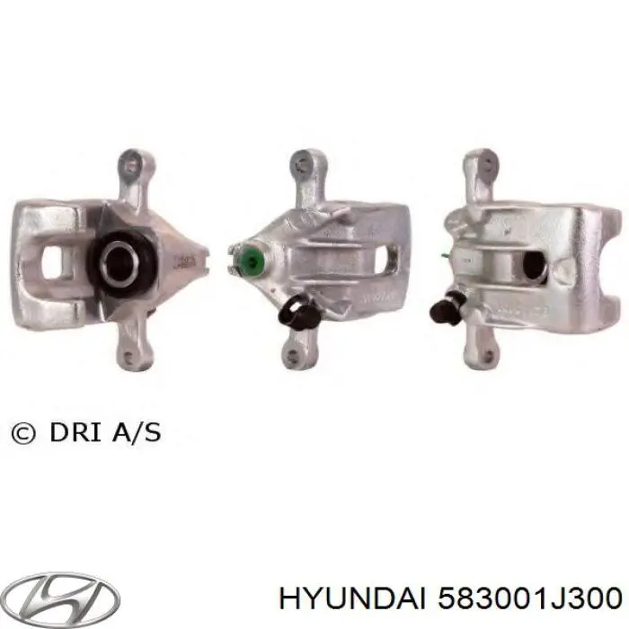 Do koszyka 583001J300 Hyundai/Kia Zacisk hamulcowy tylny lewy