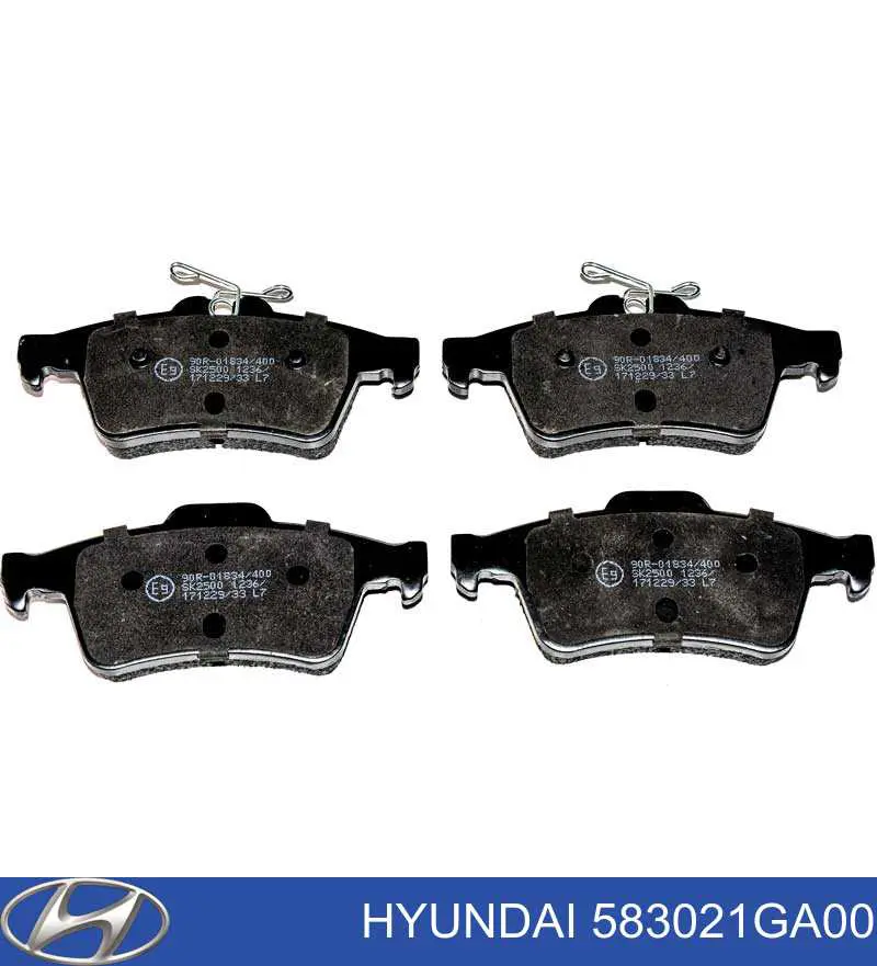 Okładziny (klocki) do hamulców tarczowych tylne Hyundai/Kia 583021GA00 cena, od 19,67 USD