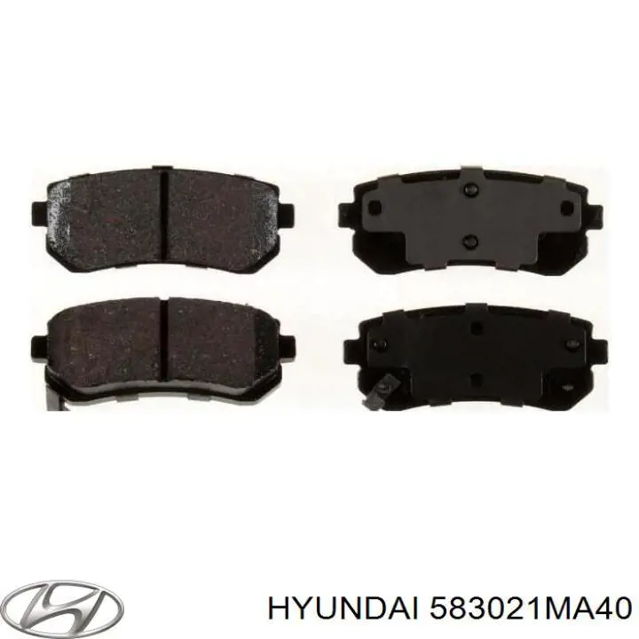 Okładziny (klocki) do hamulców tarczowych tylne Hyundai/Kia 583021MA40 cena, od 31,41 USD