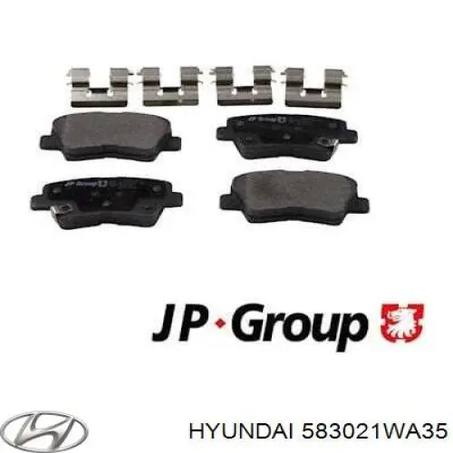 Okładziny (klocki) do hamulców tarczowych tylne Hyundai/Kia 583021WA35 cena, od 23,12 USD