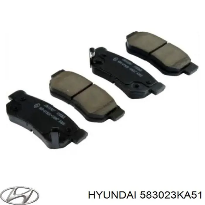 Okładziny (klocki) do hamulców tarczowych tylne Hyundai/Kia 583023KA51 cena, od 21,64 USD
