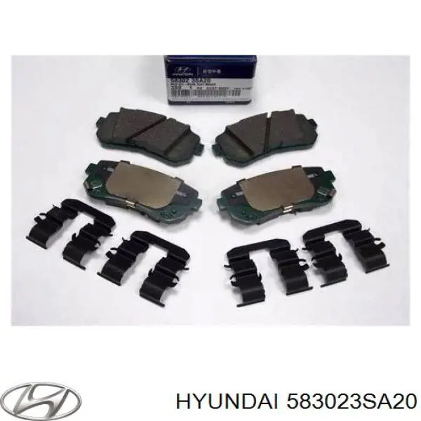 Okładziny (klocki) do hamulców tarczowych tylne Hyundai/Kia 583023SA20 cena, od 19,67 USD