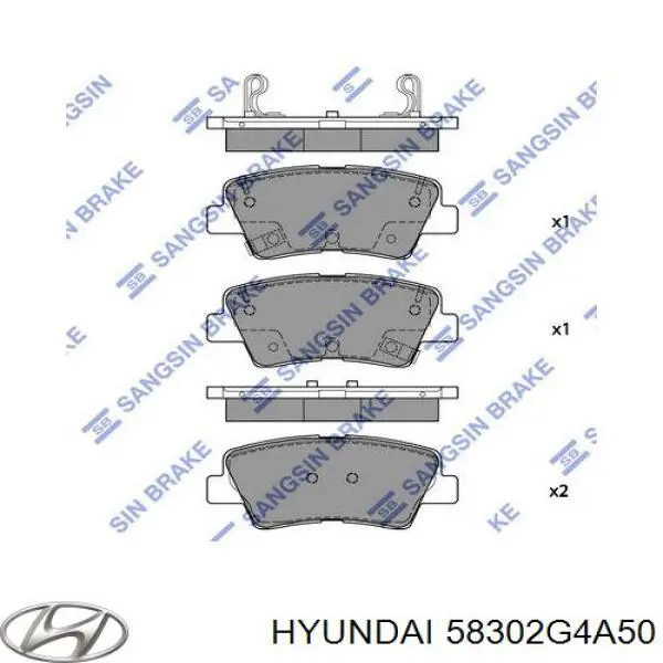 Do koszyka 58302G4A50 Hyundai/Kia 