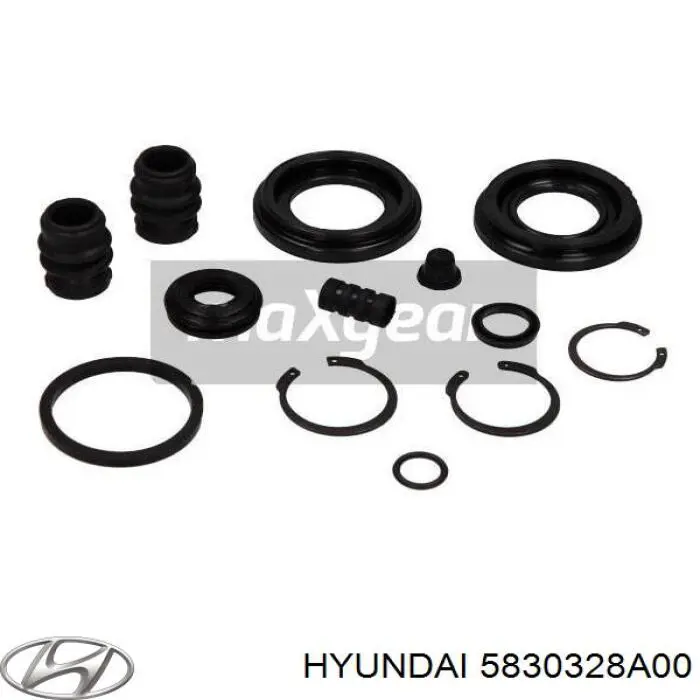 Zestaw naprawczy zacisku hamulcowego tylnego Hyundai/Kia 5830328A00 cena, od 11,45 USD