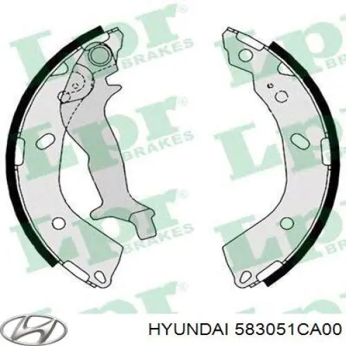 Klocki hamulcowe tylne bębnowe Hyundai/Kia 583051CA00 cena, od 25,98 USD