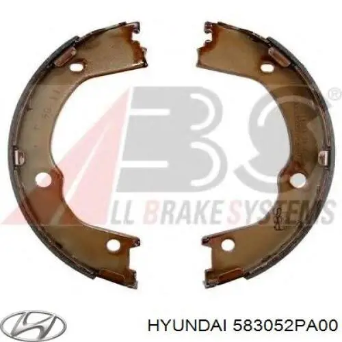 583052PA00 Hyundai/Kia Klocki hamulca ręcznego