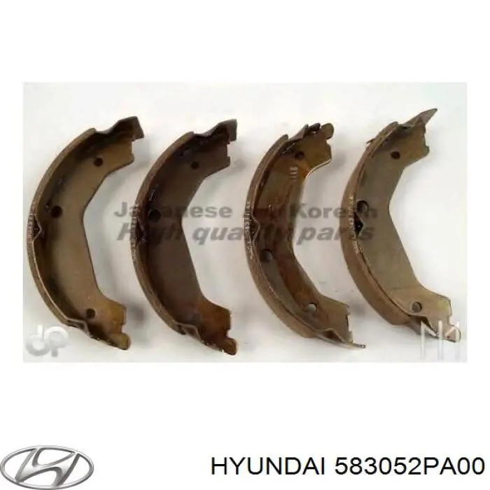 Klocki hamulca ręcznego Hyundai/Kia 583052PA00 cena, od 47,73 USD