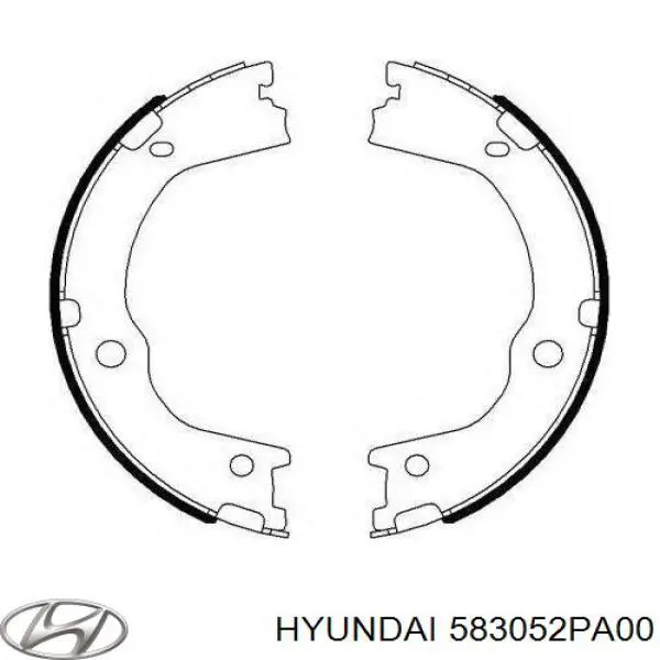 583052PA00 Hyundai/Kia klocki hamulca ręcznego