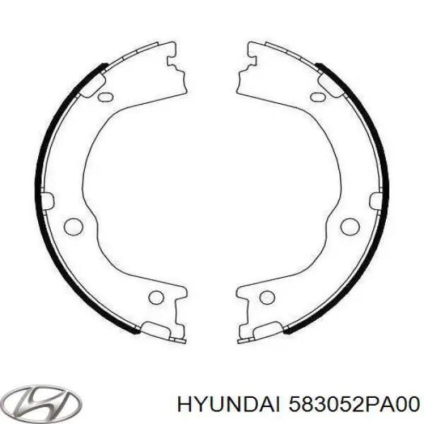 583052PA00 Hyundai/Kia Klocki hamulca ręcznego