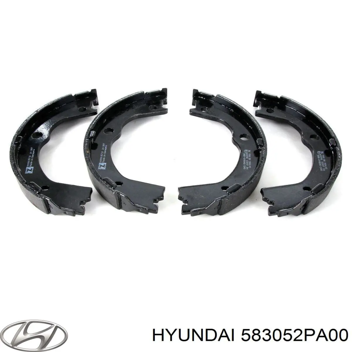 Do koszyka 583052PA00 Hyundai/Kia Klocki hamulca ręcznego