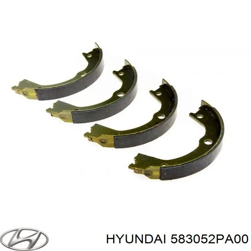 Klocki hamulca ręcznego 583052PA00 Hyundai/Kia