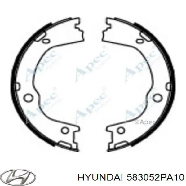 583052PA10 Hyundai/Kia Klocki hamulca ręcznego