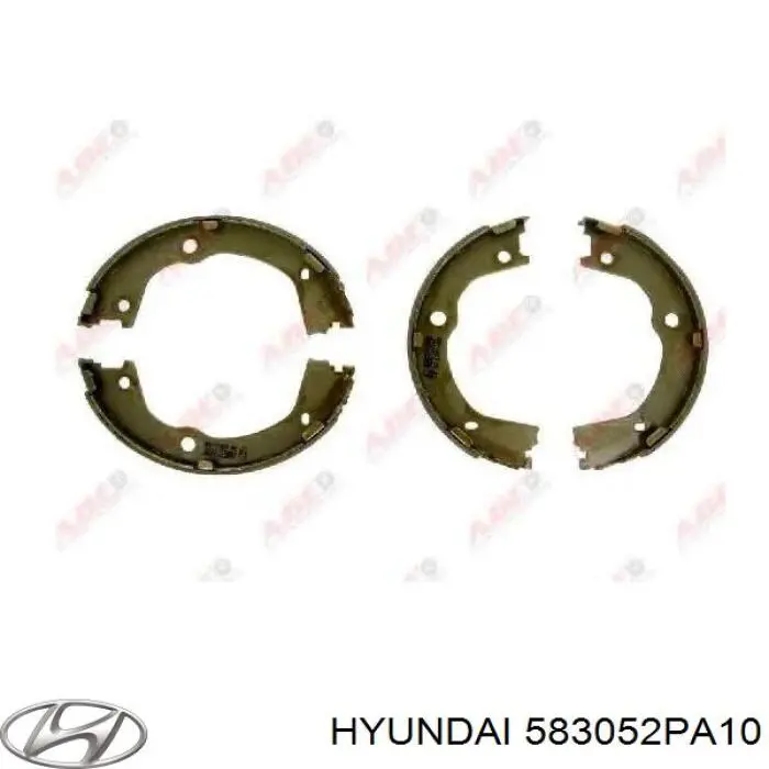 Klocki hamulca ręcznego Hyundai/Kia 583052PA10 cena, od 56,64 USD