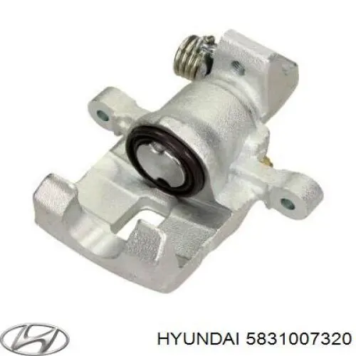 Do koszyka 5831007320 Hyundai/Kia Zacisk hamulcowy tylny lewy