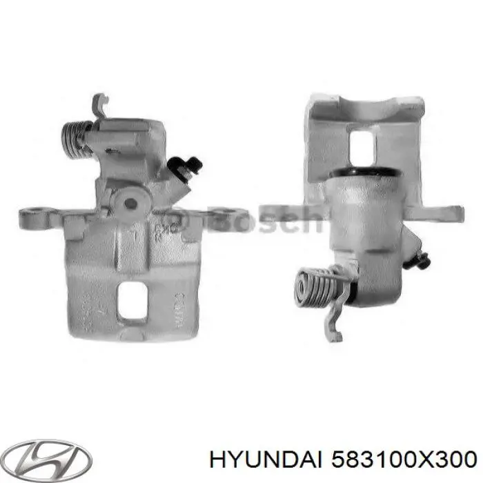 Zacisk hamulcowy tylny lewy Hyundai/Kia 583100X300 cena, od 66,59 USD