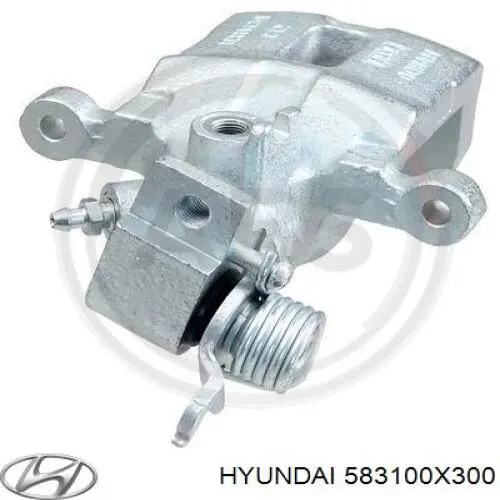 Do koszyka 583100X300 Hyundai/Kia Zacisk hamulcowy tylny lewy