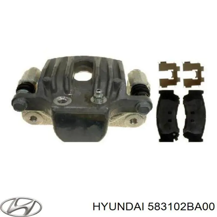 583102BA00 Hyundai/Kia Zacisk hamulcowy tylny lewy