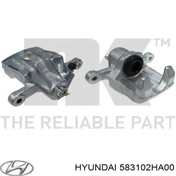 583102HA00 Hyundai/Kia Zacisk hamulcowy tylny lewy