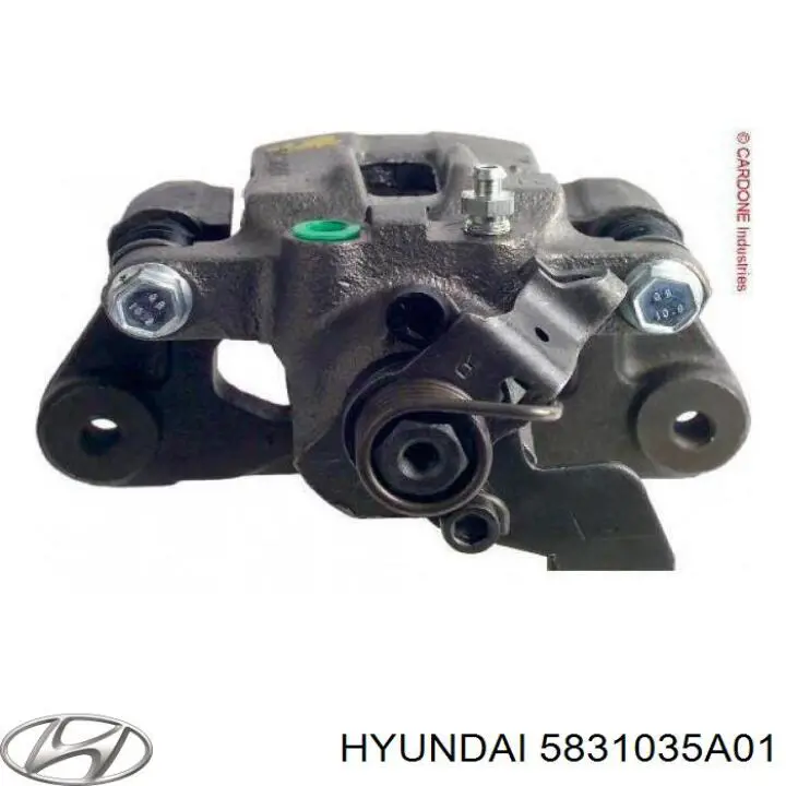 Do koszyka Zacisk hamulcowy tylny lewy Hyundai Sonata III 