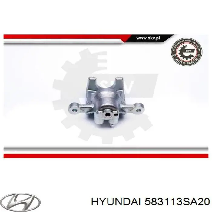 Do koszyka 583113SA20 Hyundai/Kia Zacisk hamulcowy tylny prawy