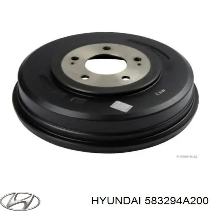 Bęben hamulcowy tylny Hyundai/Kia 583294A200 cena, od 81,72 USD