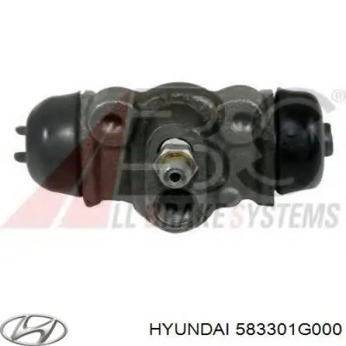Do koszyka 583301G000 Hyundai/Kia Cylinder hamulcowy roboczy tylny