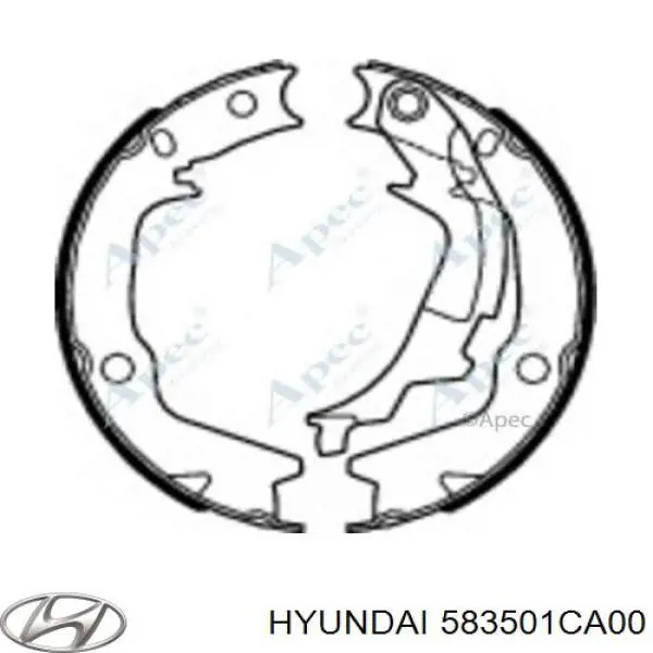 583501CA00 Hyundai/Kia klocki hamulca ręcznego