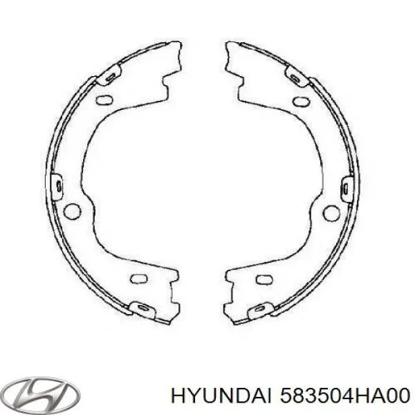 Klocki hamulca ręcznego Hyundai/Kia 583504HA00 cena, od 37,82 USD