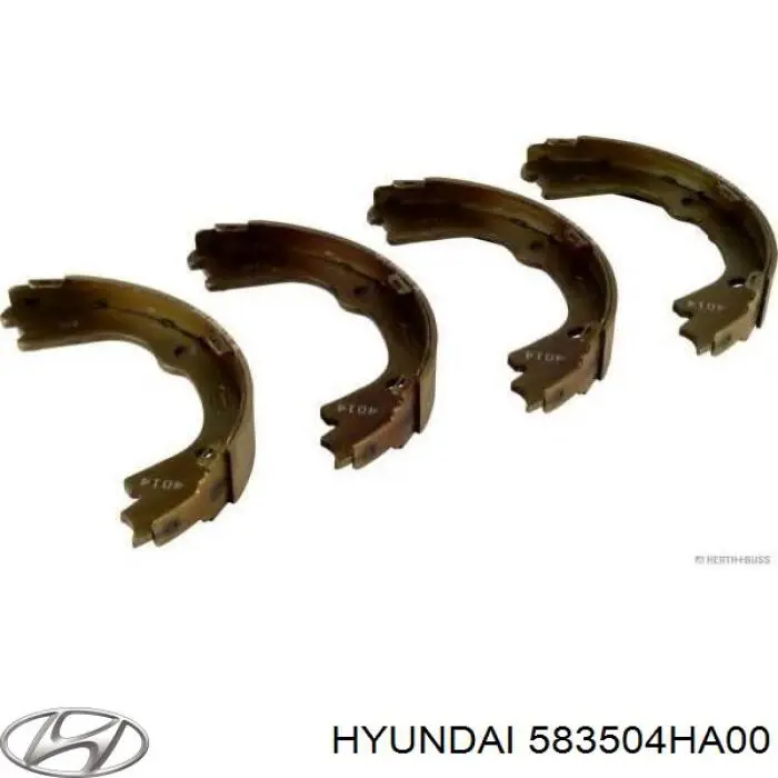 Do koszyka 583504HA00 Hyundai/Kia Klocki hamulca ręcznego