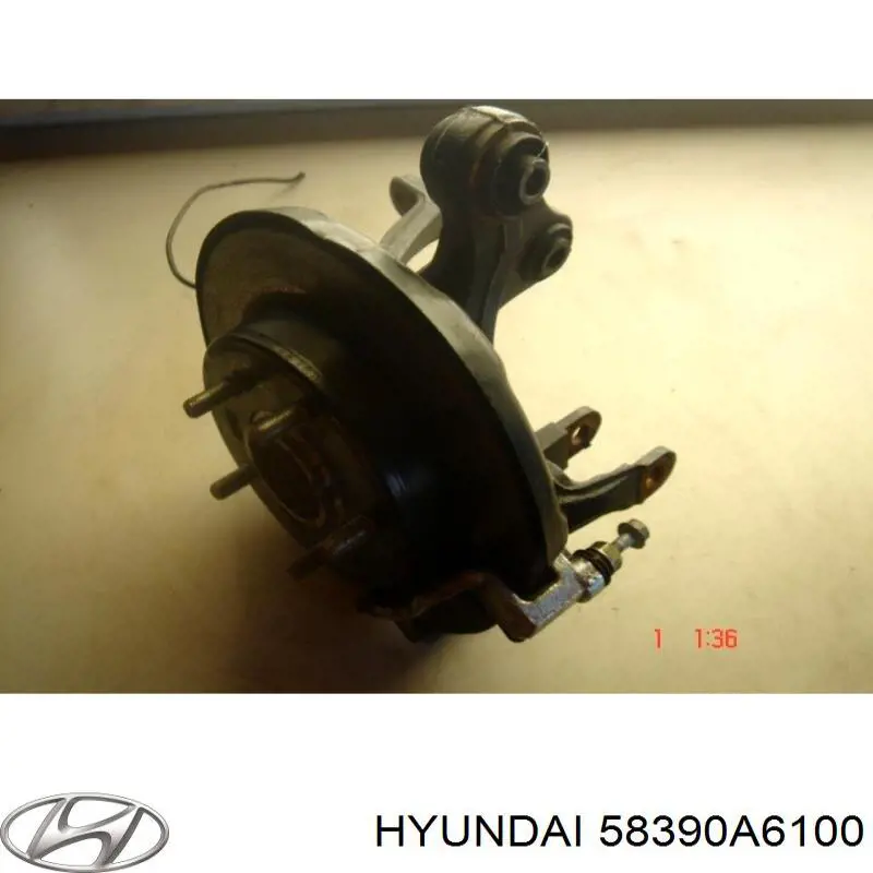 58390A6100 Hyundai/Kia Osłona tarczy hamulcowej tylnej prawa