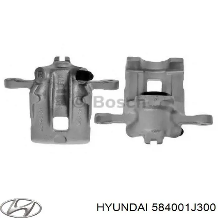 Do koszyka 584001J300 Hyundai/Kia Zacisk hamulcowy tylny prawy