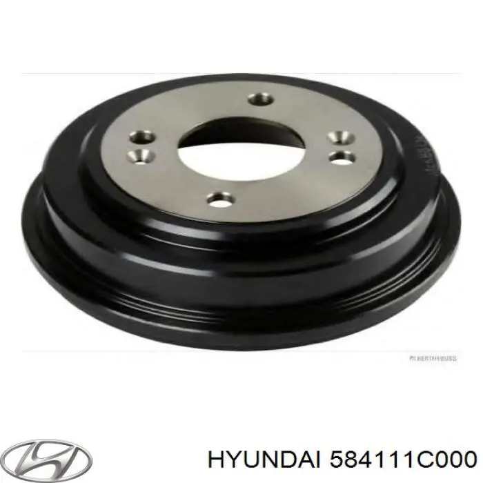 Do koszyka 584111C000 Hyundai/Kia Bęben hamulcowy tylny