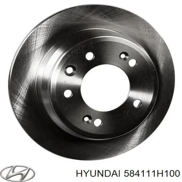 Do koszyka 584111H100 Hyundai/Kia Tarcza hamulcowa tylna