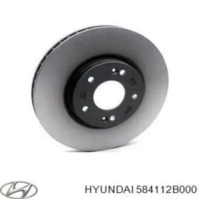 584112B000 Hyundai/Kia Tarcza hamulcowa tylna