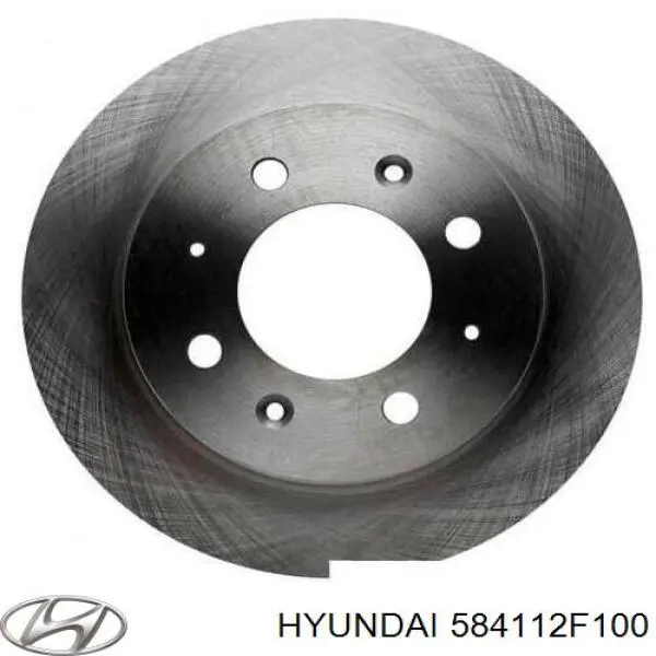 584112F100 Hyundai/Kia Tarcza hamulcowa tylna