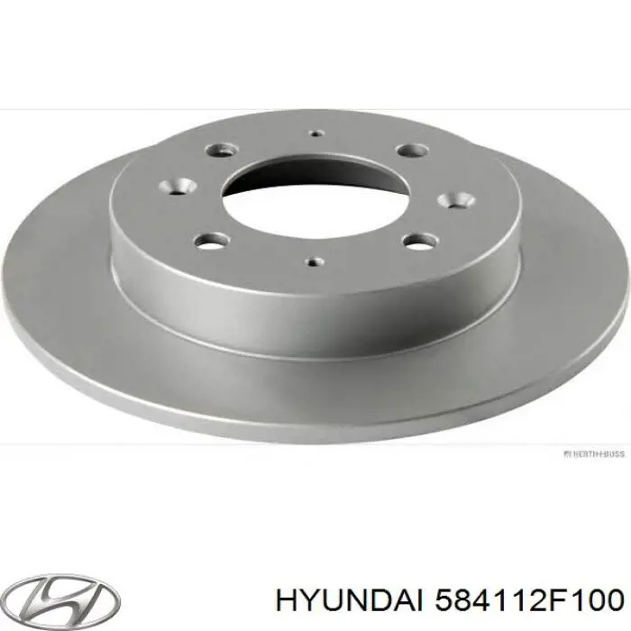 Do koszyka 584112F100 Hyundai/Kia Tarcza hamulcowa tylna
