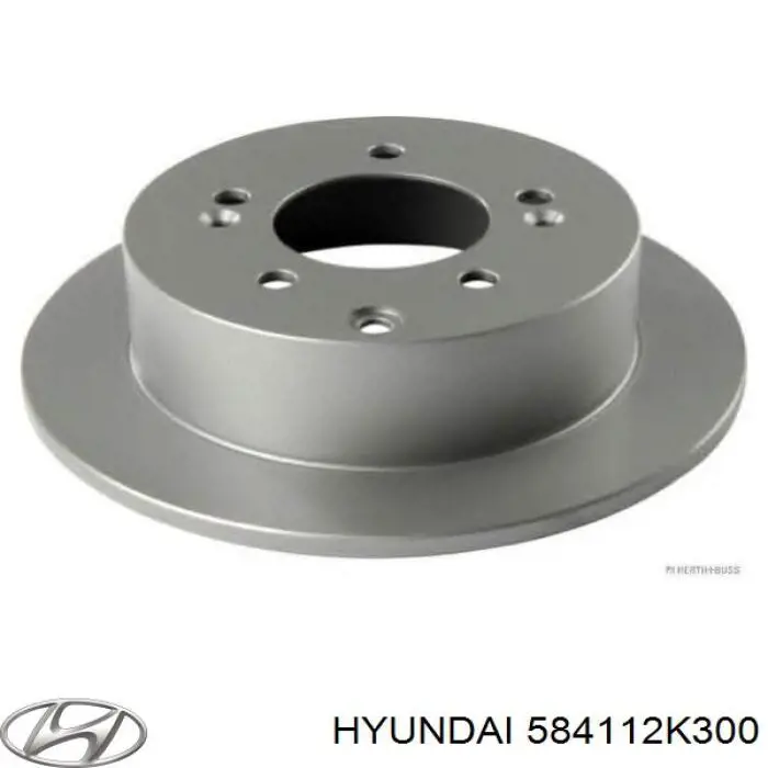 584112K300 Hyundai/Kia Tarcza hamulcowa tylna