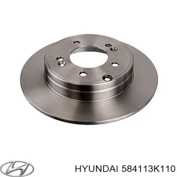 Do koszyka 584113K110 Hyundai/Kia Tarcza hamulcowa tylna