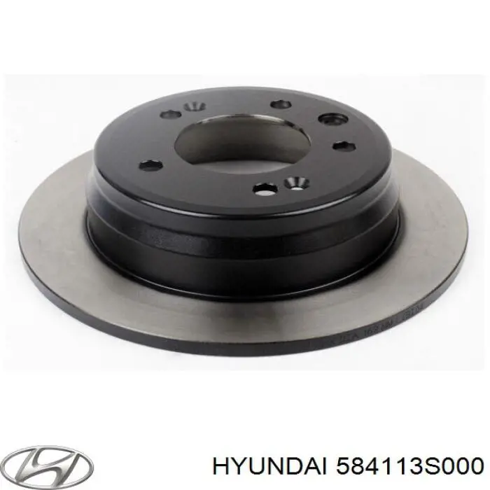 Do koszyka 584113S000 Hyundai/Kia Tarcza hamulcowa tylna