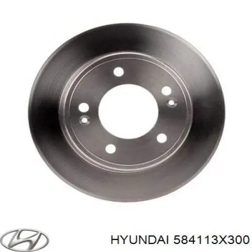 Tarcza hamulcowa tylna Hyundai/Kia 584113X300 cena, od 44,18 USD