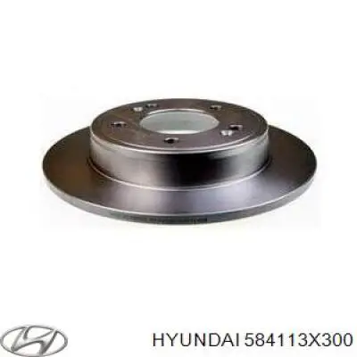 584113X300 Hyundai/Kia Tarcza hamulcowa tylna