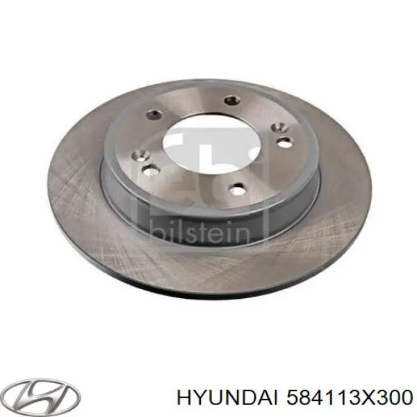 Do koszyka 584113X300 Hyundai/Kia Tarcza hamulcowa tylna