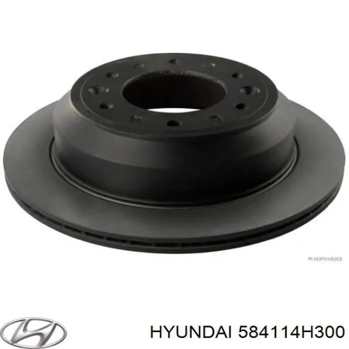 584114H300 Hyundai/Kia tarcza hamulcowa tylna