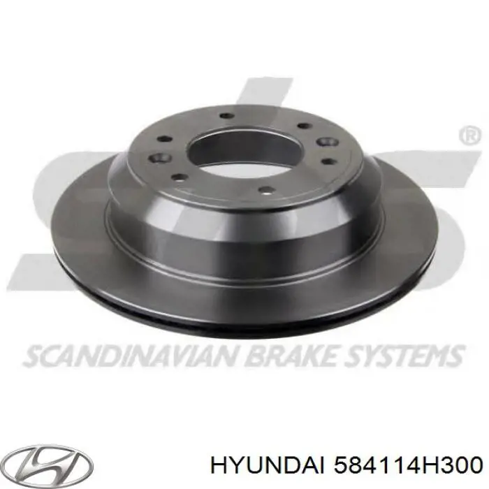 Tarcza hamulcowa tylna Hyundai/Kia 584114H300 cena, od 66,82 USD