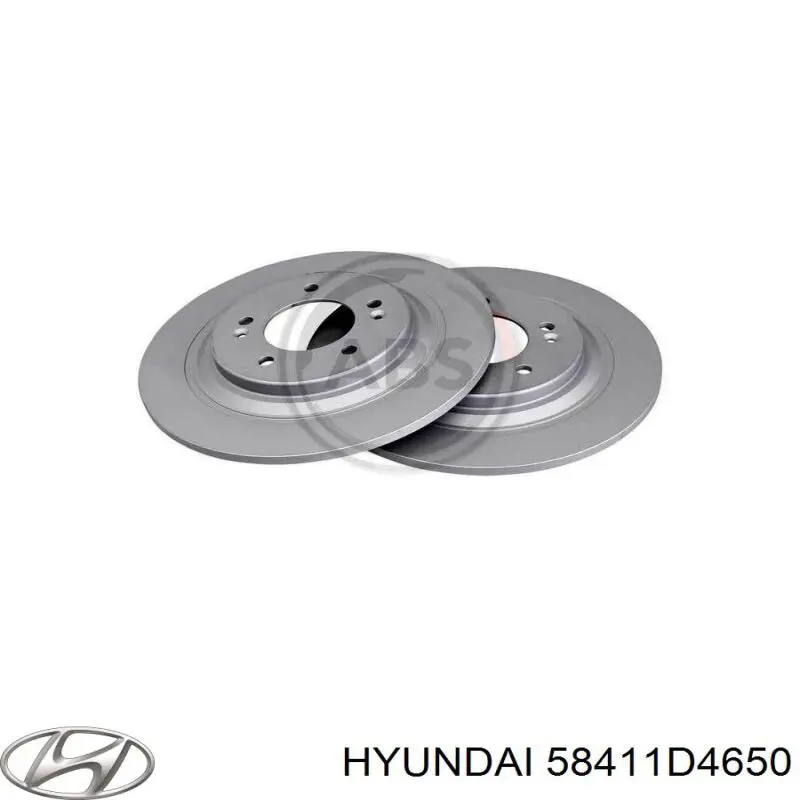 Tarcza hamulcowa tylna Hyundai/Kia 58411D4650 cena, od 60,77 USD